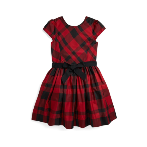 Polo Ralph Lauren Kids Plaid Taffeta Dress (Big Kid)