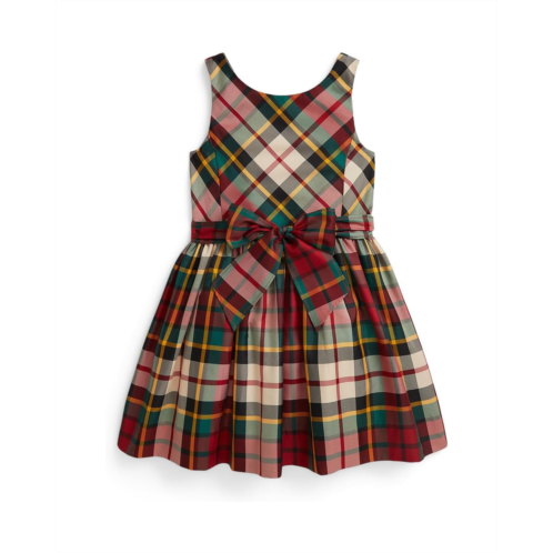 Polo Ralph Lauren Kids Plaid Taffeta Dress (Toddler/Little Kid)