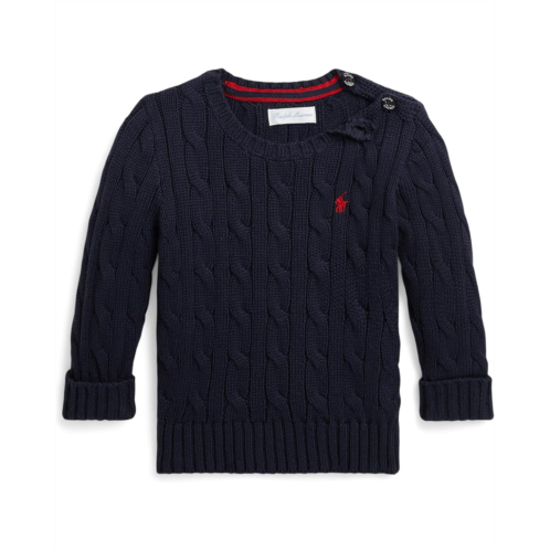 Polo Ralph Lauren Kids Cable-Knit Cotton Sweater (Infant)