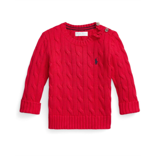 Polo Ralph Lauren Kids Cable-Knit Cotton Sweater (Infant)