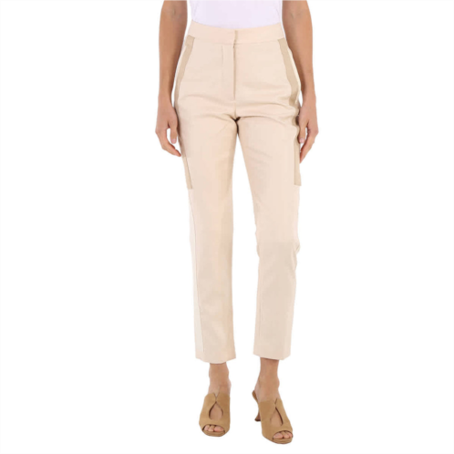 Burberry ladies buttermilk tailored trousers