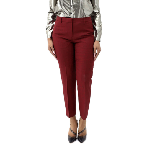 Burberry wiluna cage pattern wool trousers