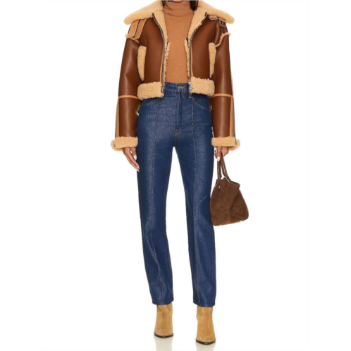 Mother pin up tippy top sweet tooth hover jeans in clean your plate