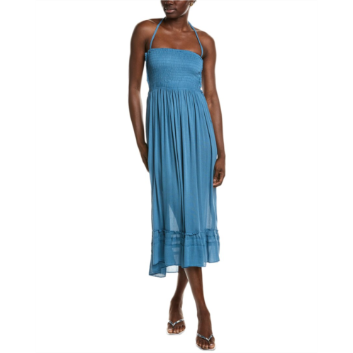 IPPONELLI smocked bodice maxi dress