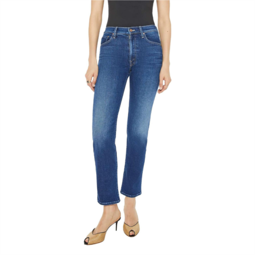 Mother womens the mid rise rider flood jeans these boots are made for walking