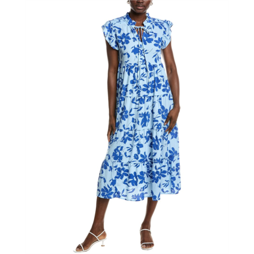IPPONELLI tiered midi dress