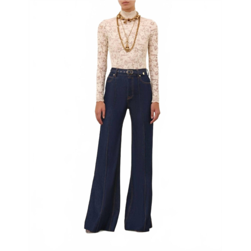 Zimmermann wide leg jean in ink