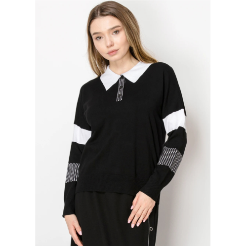 Yalnewyork monochrome elegance pullover
