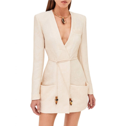 ALEXIS marsci dress in ivory brocade