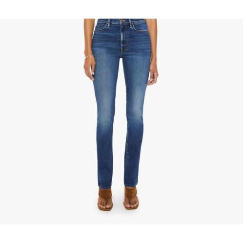 Mother high waisted rascal sneak jeans in uncharted waters