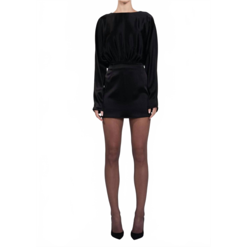 Nonchalant Label anne mini dress in black