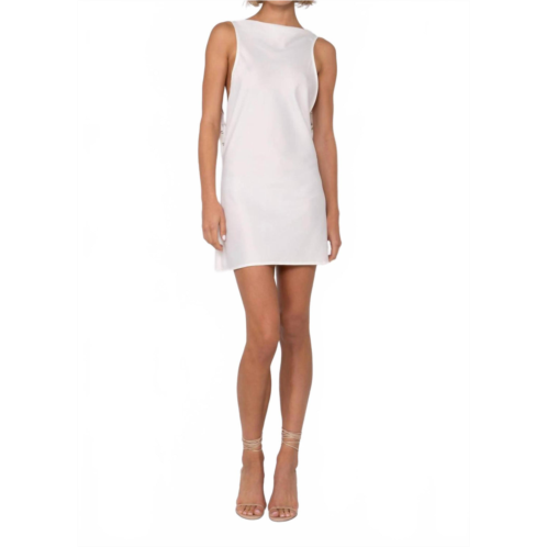 Nonchalant Label naia mini dress in white