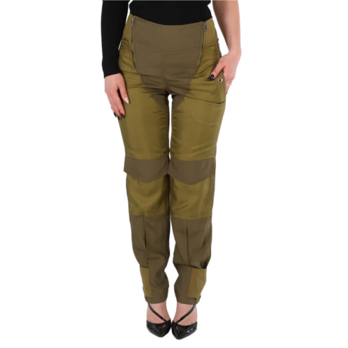 Burberry dark seaweed green cargo pants