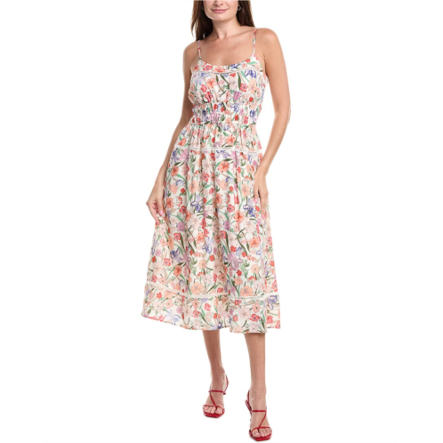 Hutch haisley linen-blend maxi dress