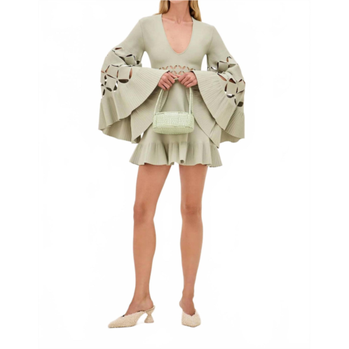 ALEXIS linden mini dress in sage