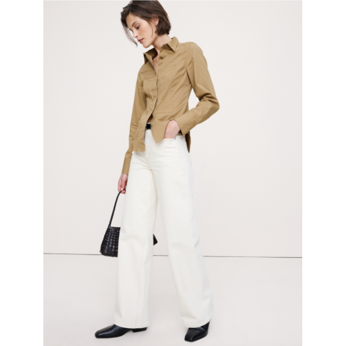 Bananarepublic Stretch-Cotton Hourglass Shirt