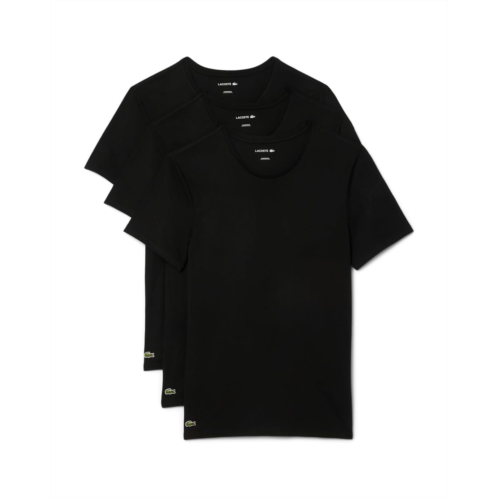 Lacoste 100% Cotton Slim Fit Crew-neck T-shirt 3-pack