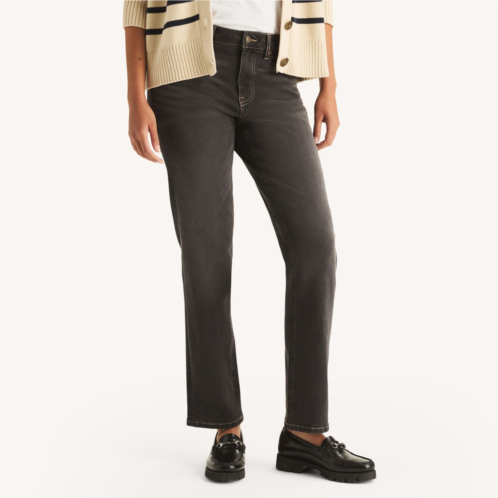 Nautica womens mid-rise straight denim