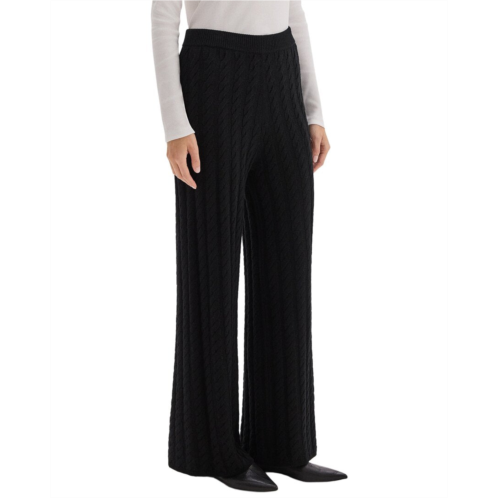 Theory wool-blend cable knit pant