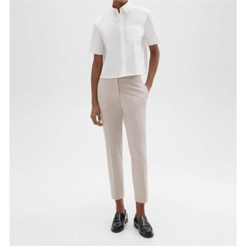 Theory treeca pant in good wool in mink