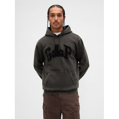 Gap VintageSoft Brannan Bear Logo Hoodie
