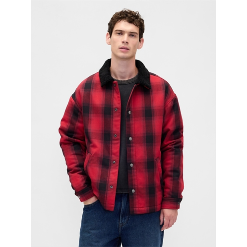 Gap Stranger Things Adult Sherpa-Lined Shirt Jacket