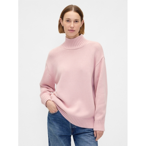 Gap 100% Cotton Oversized Mockneck Sweater