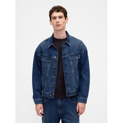 Gap Stranger Things Adult Flannel-Lined Icon Denim Jacket
