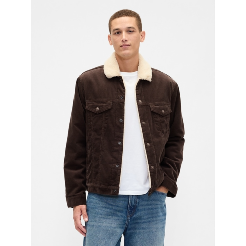 Gap Sherpa-Lined Icon Corduroy Jacket