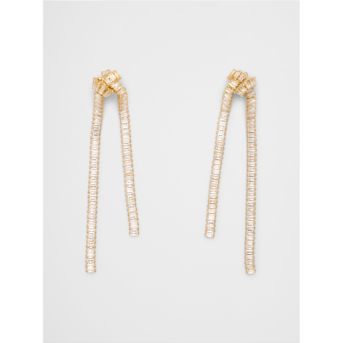 bananarepublic Shine Knot Statement Drop Earrings