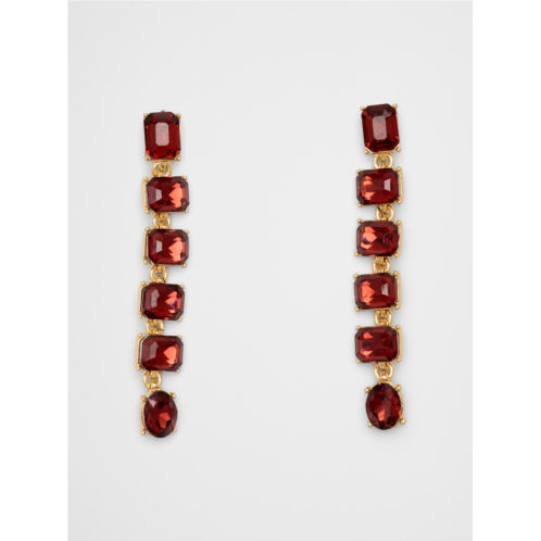 bananarepublic Glass Rectangle Drop Earrings