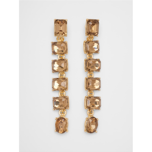 bananarepublic Glass Rectangle Drop Earrings
