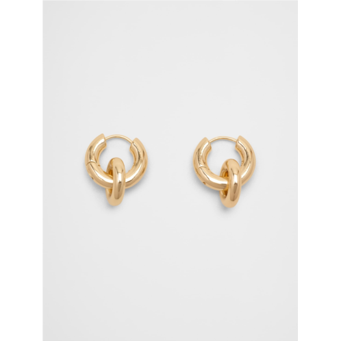 bananarepublic 2 In 1 Double Hoop Earrings