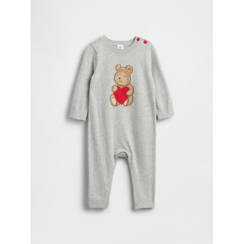 Gap Baby Brannan Bear Heart Sweater One-Piece