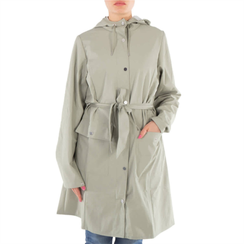 Rains waterproof curve w jacket - earth