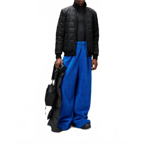 Rains liner high neck jacket in black