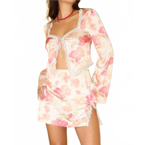 Bailey Rose dreamy floral skirt in multi