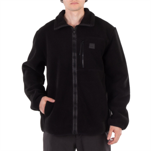 Rains mens black yermo fleece jacket