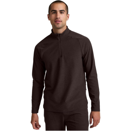Mens Beyond Yoga Spacedye Terrain Quarter Zip Pullover
