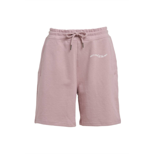 Gergana Ivanova womens organic cotton shorts in mauve