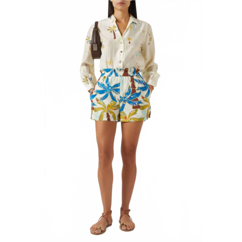 Never fully dressed palm elissa shorts in cream