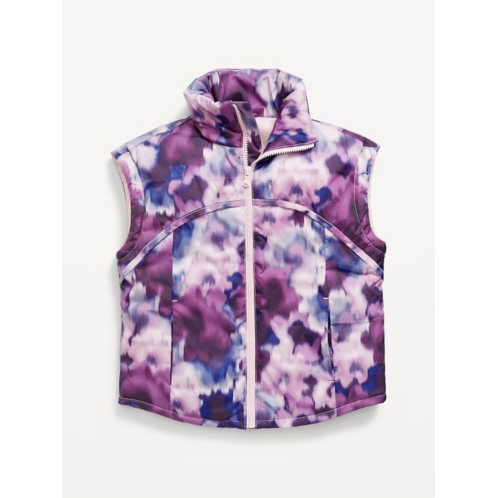 OldNavy Water-Resistant Quilted Zip-Front Vest for Girls