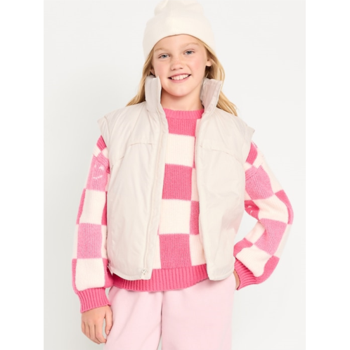 OldNavy Water-Resistant Quilted Zip-Front Vest for Girls