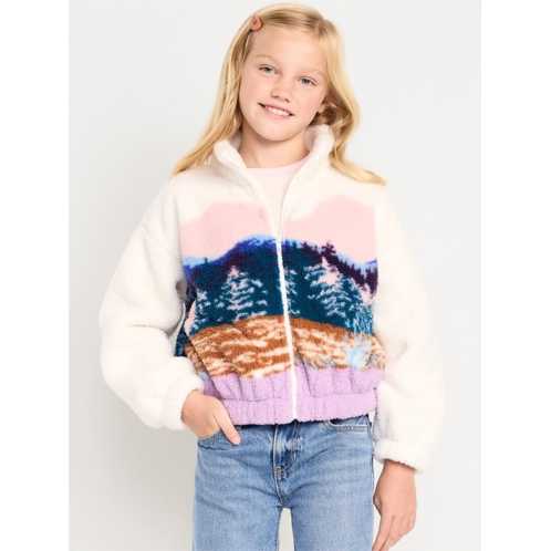 OldNavy Oversized Sherpa Zip Jacket for Girls