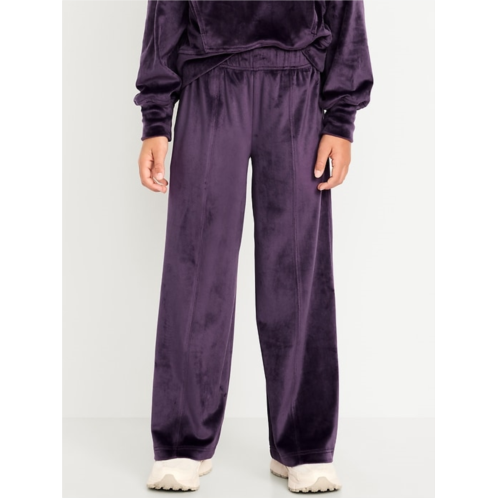 OldNavy High-Waisted Velour Wide-Leg Pants for Girls