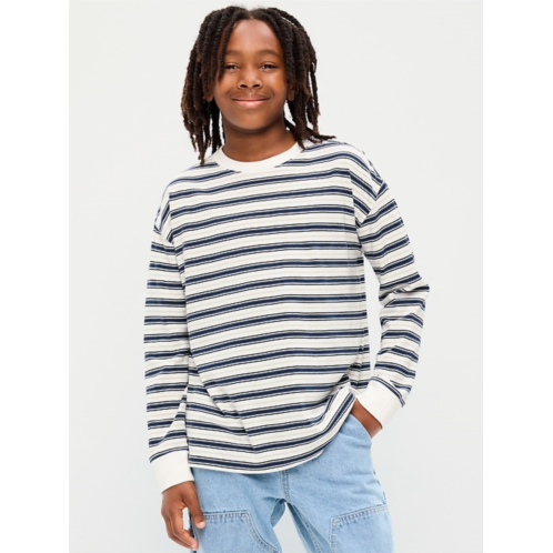 OldNavy Printed Oversized Long-Sleeve T-Shirt for Boys