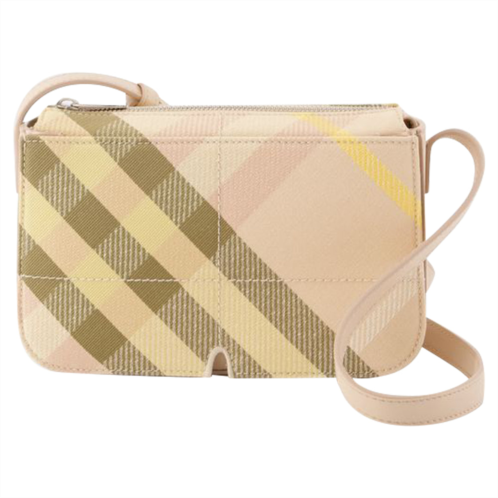 Burberry snip small crossbody - - synthetic - pink