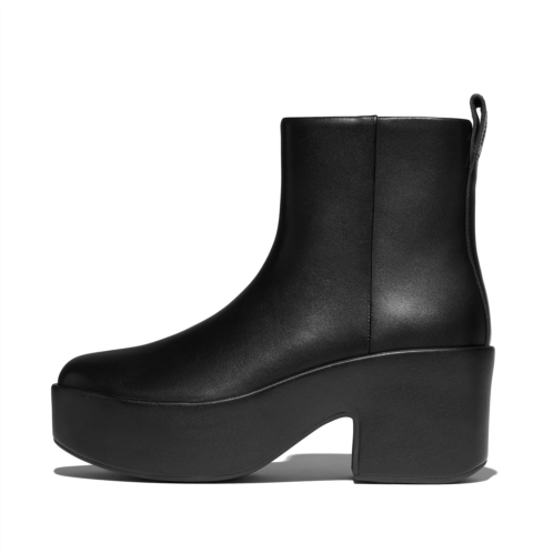 Fitflop Leather Heeled Ankle Boots