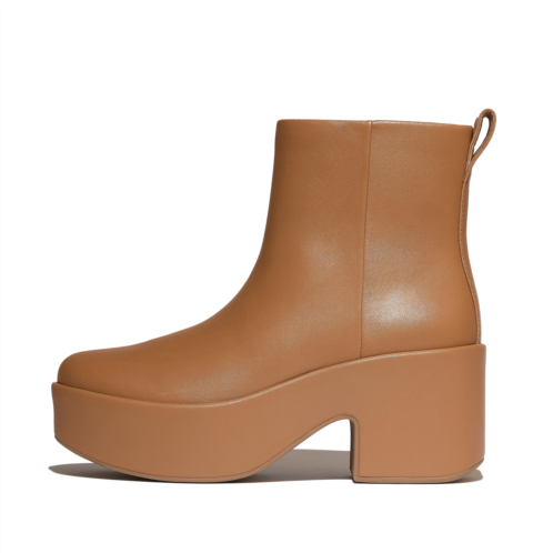 Fitflop Leather Heeled Ankle Boots