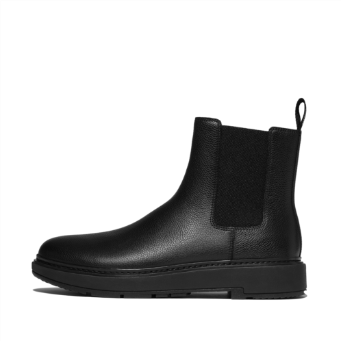 Fitflop Mens Tumbled-Leather Chelsea Boots